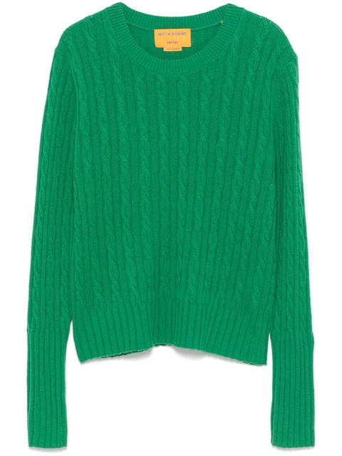 Guest In Residence cable-knit sweater - Green - zdjęcie produktu nr 1