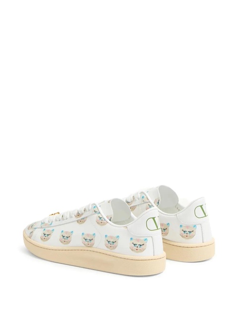 Valentino Garavani Royco Chat de la Maison-print sneakers - White - zdjęcie produktu nr 2