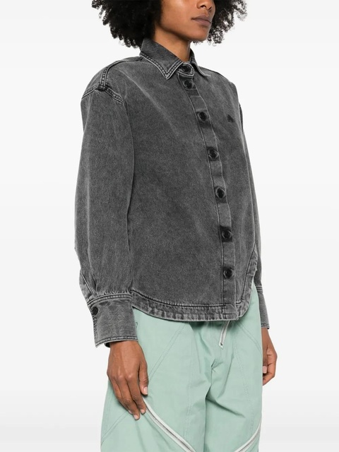 The Attico Eliza shirt - Black - zdjęcie produktu nr 1