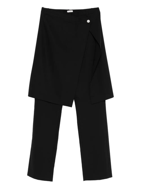 St. Agni belt-loops trousers - Black - zdjęcie produktu nr 1