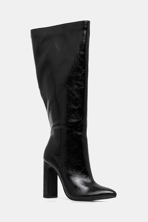 Buffalo kozaki July Boot Hi damskie kolor czarny na słupku 1292055-BLK - zdjęcie produktu nr 1