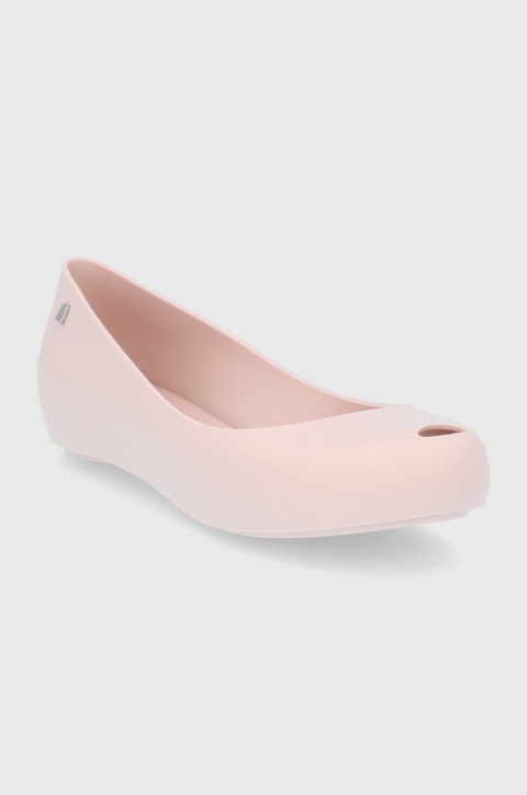 Melissa baleriny ULTRAGIRL BASIC kolor różowy na płaskim obcasie - zdjęcie produktu nr 2