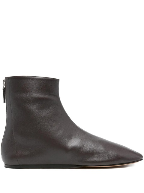 Le Monde Beryl Luna zip-detail ankle boots - Brown - zdjęcie produktu nr 1