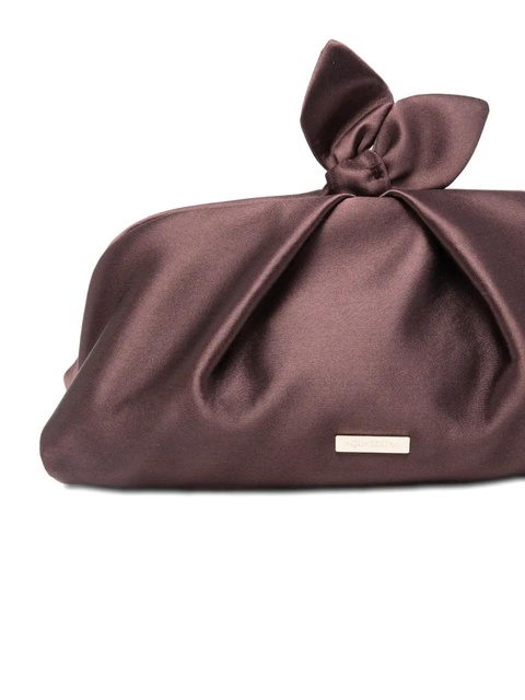 Aquazzura bow chain clutch bag - Brown - zdjęcie produktu nr 2