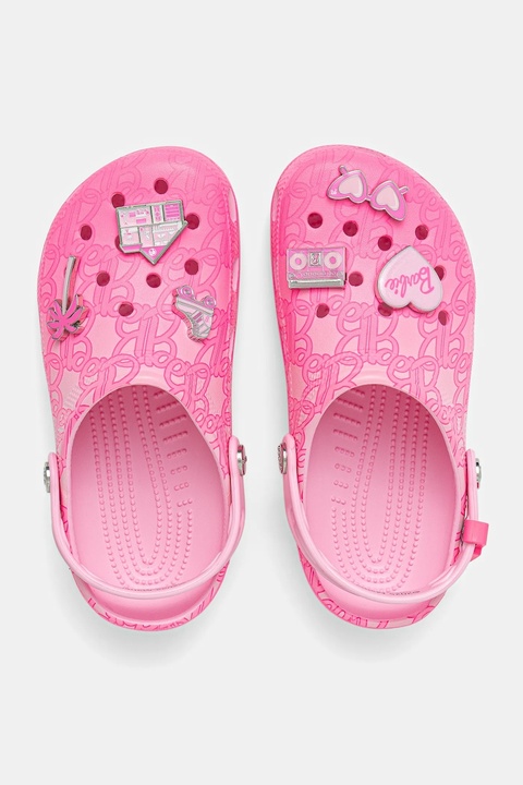 Crocs klapki Classic Mattel Pink Barbie Clog damskie kolor różowy 211405 - zdjęcie produktu nr 2