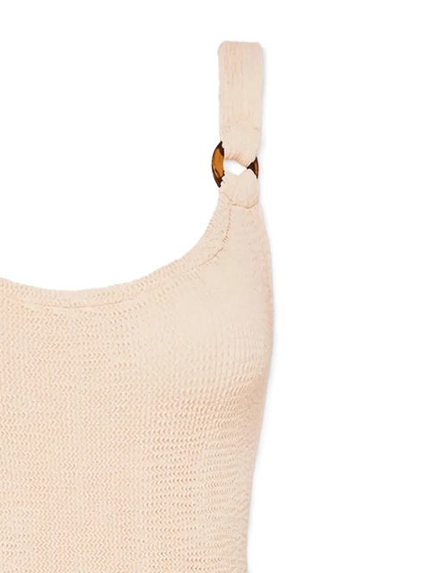 Hunza G ring-detail swimsuit - Pink - zdjęcie produktu nr 1