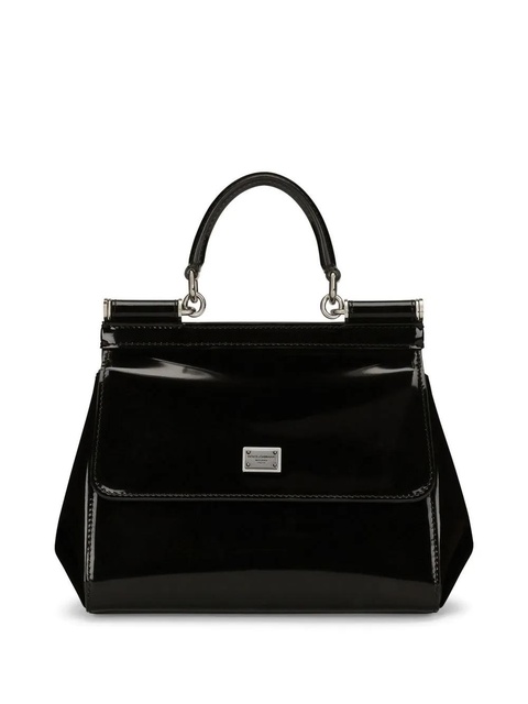 Dolce & Gabbana KIM DOLCE&GABBANA small Sicily top-handle bag - Black - zdjęcie produktu nr 1