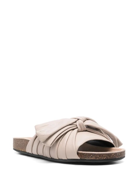 JW Anderson bow flat slides - Neutrals - zdjęcie produktu nr 2