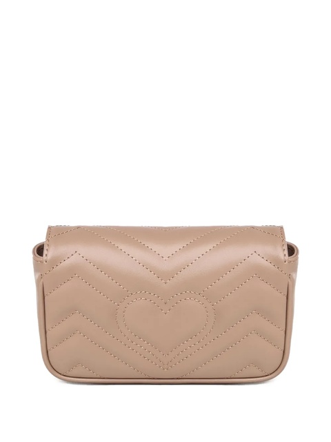 Gucci chevron-quilted flap shoulder bag - Neutrals - zdjęcie produktu nr 2