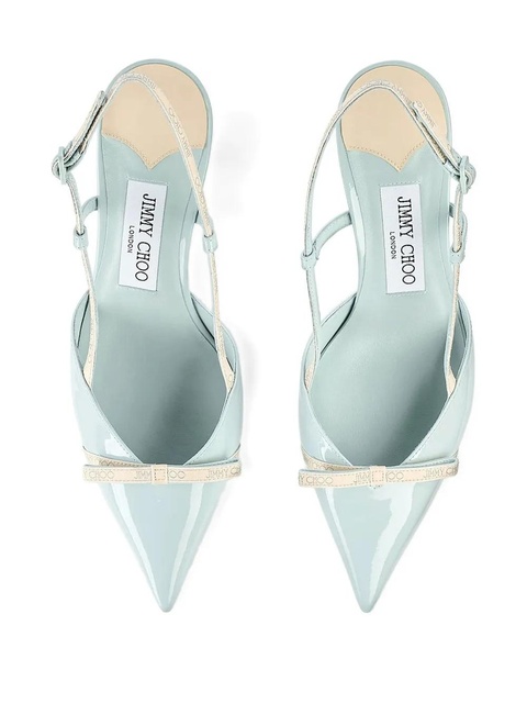 Jimmy Choo slingback leather pumps - Blue - zdjęcie produktu nr 1