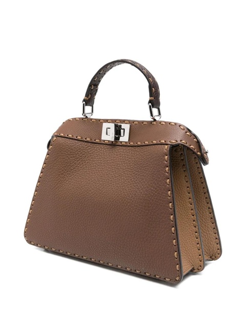 FENDI small Peekaboo ISeeU tote bag - Brown - zdjęcie produktu nr 2