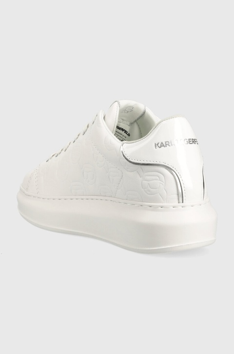 Karl Lagerfeld sneakersy skórzane KAPRI KC kolor biały KL62523F - zdjęcie produktu nr 2