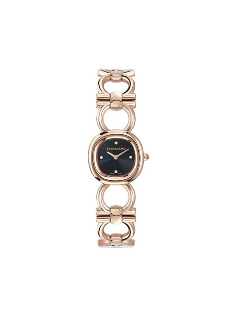 Ferragamo Double Gancini Jewel 25mm - Black - zdjęcie produktu nr 1