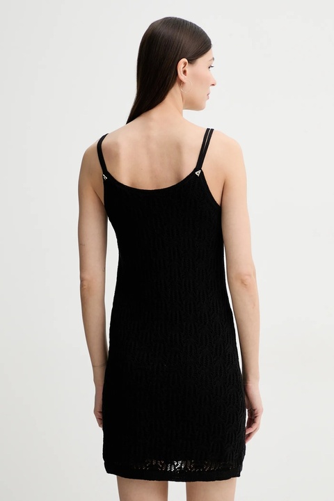 AERON sukienka bawełniana BARRY kolor czarny mini dopasowana DR573573 - zdjęcie produktu nr 2