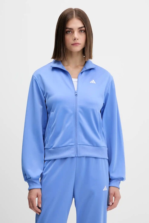 adidas dres Feelcozy damski kolor niebieski JX0513 - zdjęcie produktu nr 2