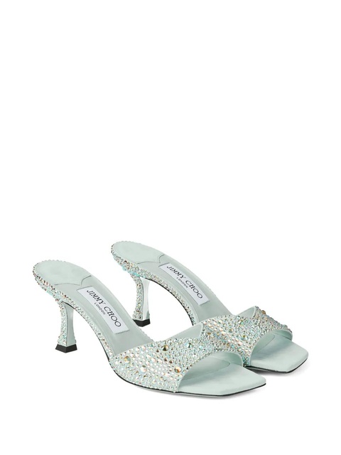 Jimmy Choo 70mm Skye mules - Green - zdjęcie produktu nr 1