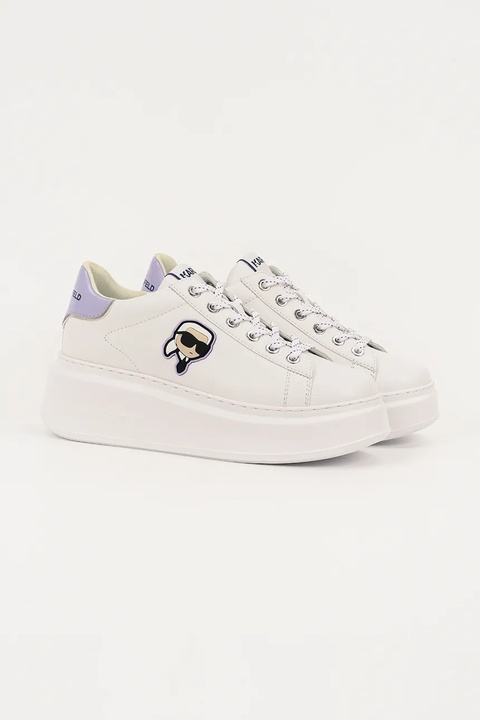 Karl Lagerfeld sneakersy skórzane ANAKAPRI damskie kolor biały KL63530N - zdjęcie produktu nr 2