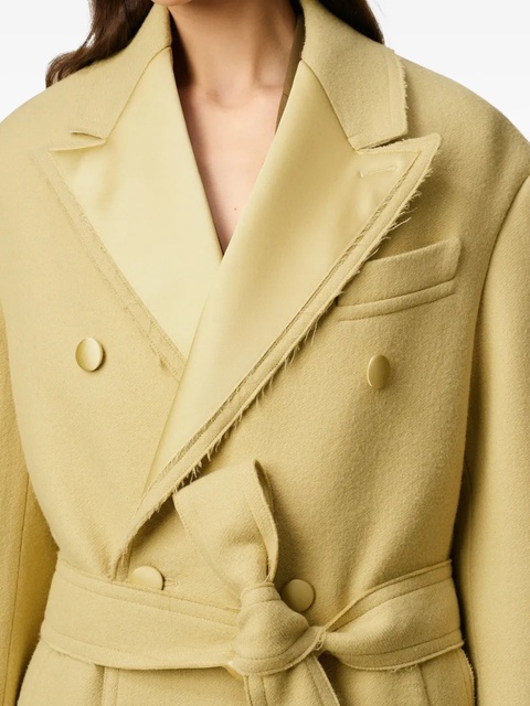 AMI Paris double-breasted coat - Green - zdjęcie produktu nr 2