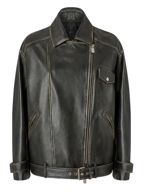 PINKO leather jacket - Black - zdjęcie produktu nr 1
