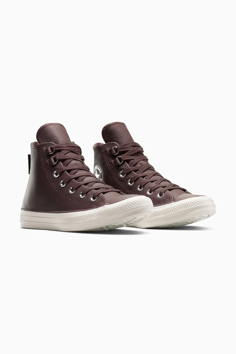 Converse trampki skórzane Chuck Taylor All Star kolor brązowy A13027C - zdjęcie produktu nr 2
