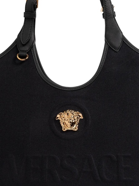 Versace Medusa Appliqué Tote Bag - Black - zdjęcie produktu nr 2