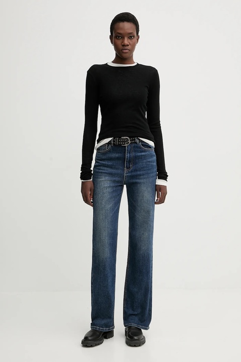 Miss Sixty longsleeve z dodatkiem wełny 2-pack kolor czarny 6S3SJ3360A - zdjęcie produktu nr 1