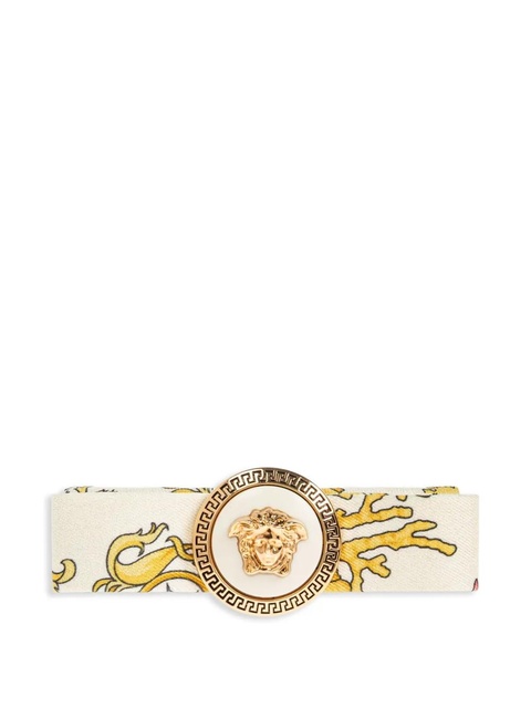 Versace Medusa Head-embossed hair clip - Neutrals - zdjęcie produktu nr 1