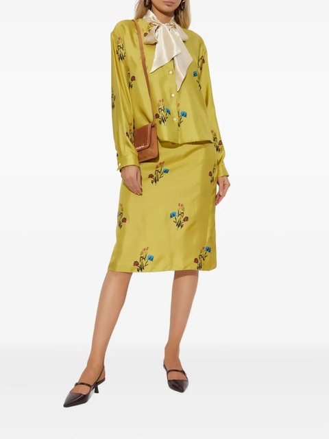 Marni silk blouse - Yellow - zdjęcie produktu nr 2