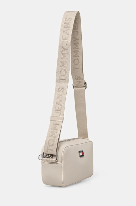 Tommy Jeans torebka kolor beżowy AW0AW16961 - zdjęcie produktu nr 1