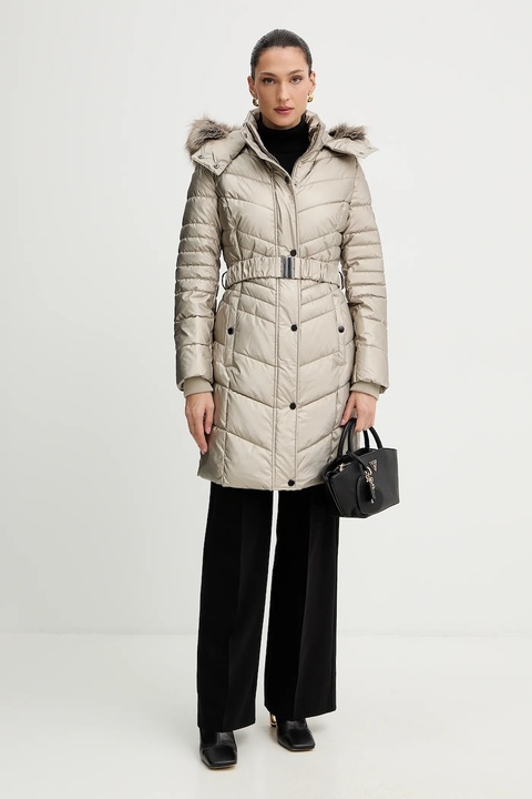 Morgan kurtka kolor beżowy zimowa GALEX1 - zdjęcie produktu nr 2