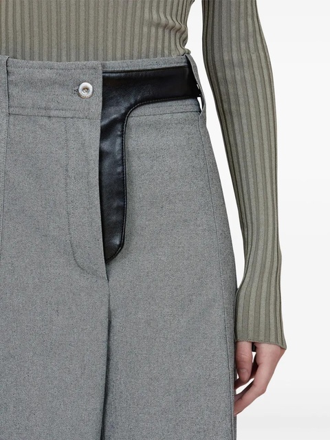 Ferragamo canvas palazzo trousers - Grey - zdjęcie produktu nr 2
