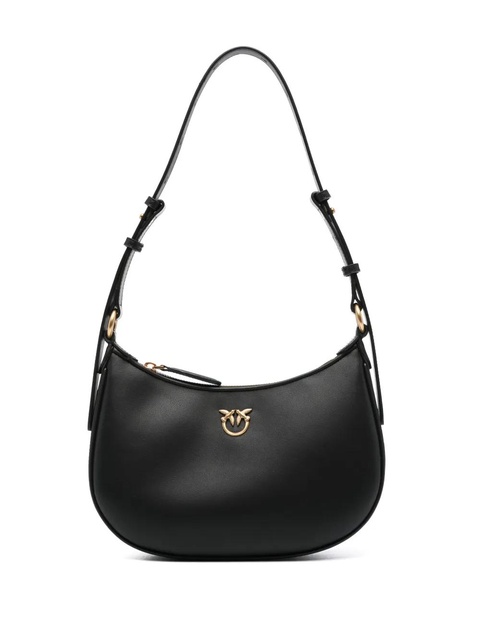 PINKO Love Birds leather shoulder bag - Black - zdjęcie produktu nr 1