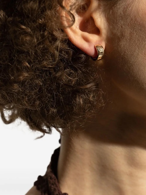 Tory Burch Kira Huggie earrings - Gold - zdjęcie produktu nr 2