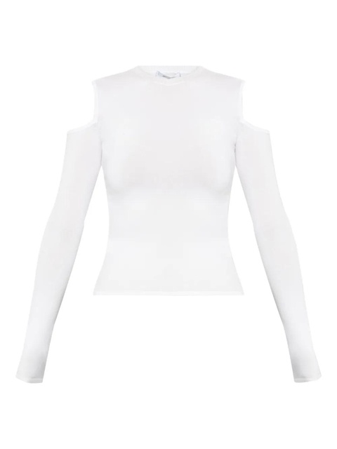 Max Mara Vik cold-shoulder long-sleeve top - White - zdjęcie produktu nr 1