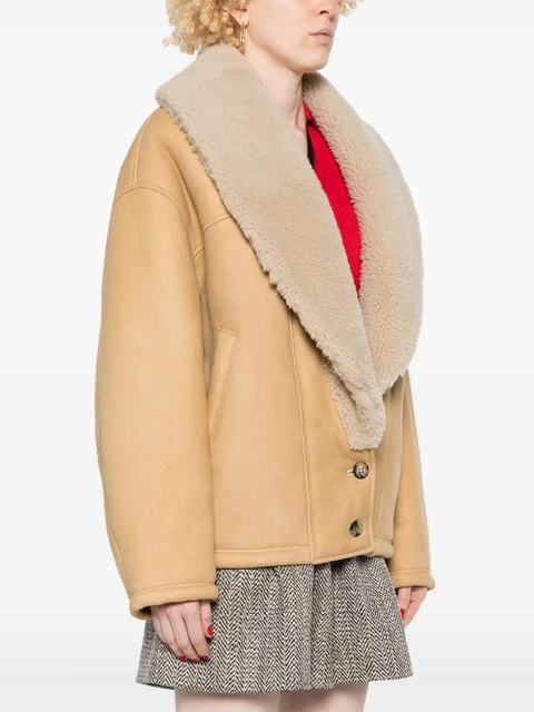 Golden Goose leather jacket - Neutrals - zdjęcie produktu nr 2