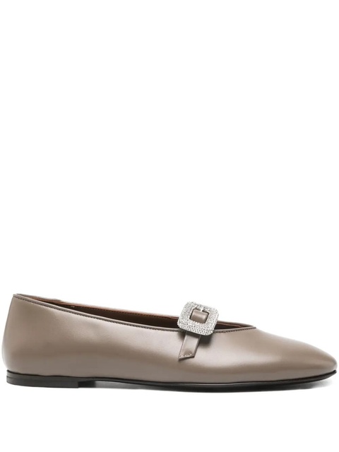Giuseppe Zanotti Georgia Buckle ballet flats - Brown - zdjęcie produktu nr 1