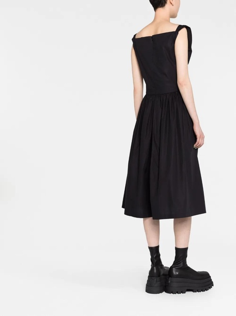 Vivienne Westwood cowl-neck corset dress - Black - zdjęcie produktu nr 2