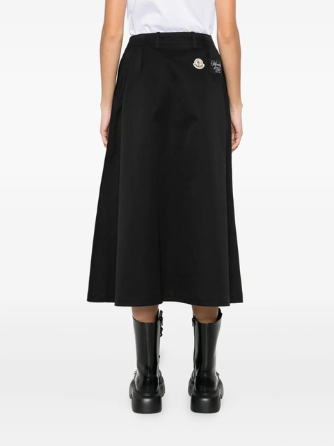 Moncler pleated midi skirt - Black - zdjęcie produktu nr 1