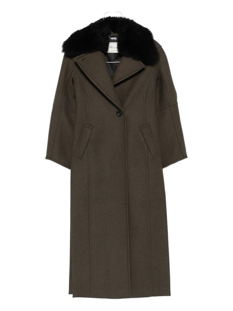 Blumarine single-breasted coat - Green - zdjęcie produktu nr 2