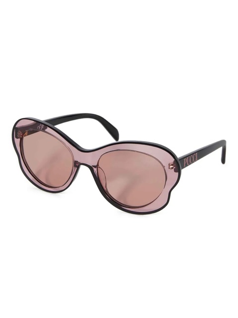 PUCCI sculptural round-frame sunglasses - Pink - zdjęcie produktu nr 2