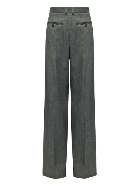 MM6 Maison Margiela high-waisted trousers - Grey - zdjęcie produktu nr 1