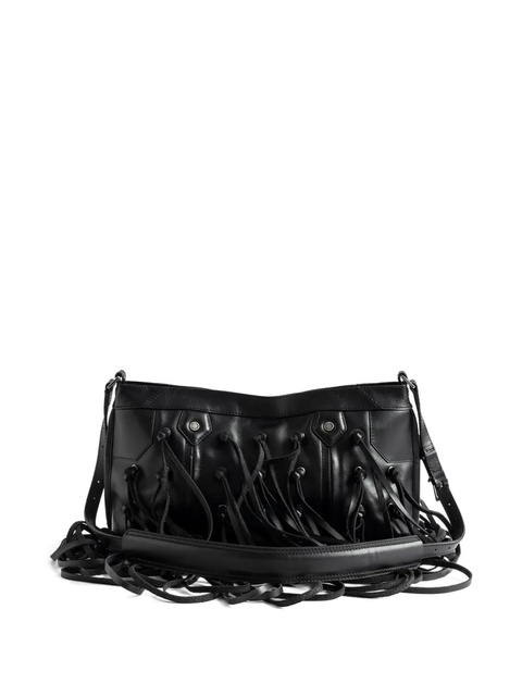 Zadig&Voltaire leather-fringe clutch bag - Black - zdjęcie produktu nr 2