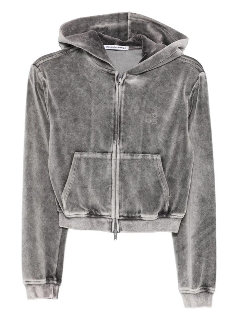 Alexander Wang zip-up hoodie - Grey - zdjęcie produktu nr 1