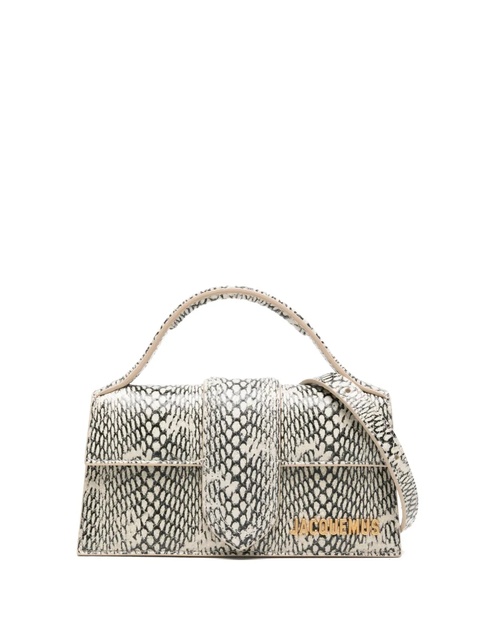 Jacquemus snake-print top-handle tote bag - Neutrals - zdjęcie produktu nr 1