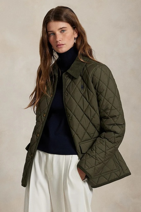 Polo Ralph Lauren kurtka kolor zielony przejściowa 211965336 - zdjęcie produktu nr 1