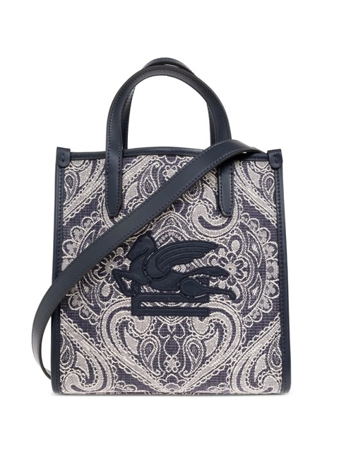 ETRO small Love Trotter paisley-pattern tote bag - Blue - zdjęcie produktu nr 1
