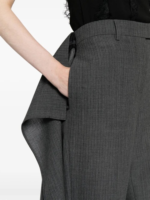 FENDI layered virgin wool trousers - Grey - zdjęcie produktu nr 2