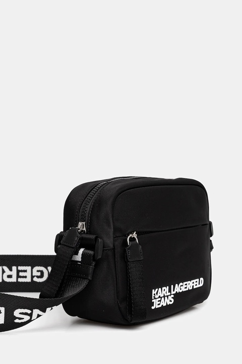 Karl Lagerfeld Jeans saszetka kolor czarny A3M30352 - zdjęcie produktu nr 2