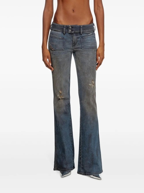 Diesel D-Hush 09L25 flared jeans - Blue - zdjęcie produktu nr 2