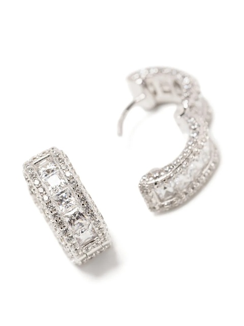 APM Monaco pavé-setting earrings - Silver - zdjęcie produktu nr 2
